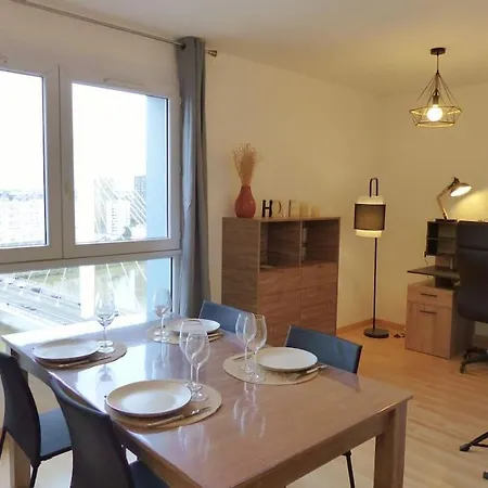 Vulcain 4, 14Eme, Ile De Nantes, Vue Exceptionnelle Avec Parking Appartement Buitenkant foto