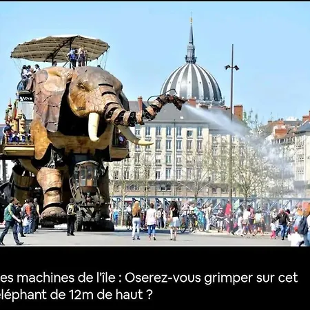 Vulcain 4, 14Eme, Ile De Nantes, Vue Exceptionnelle Avec Parking Appartement Buitenkant foto