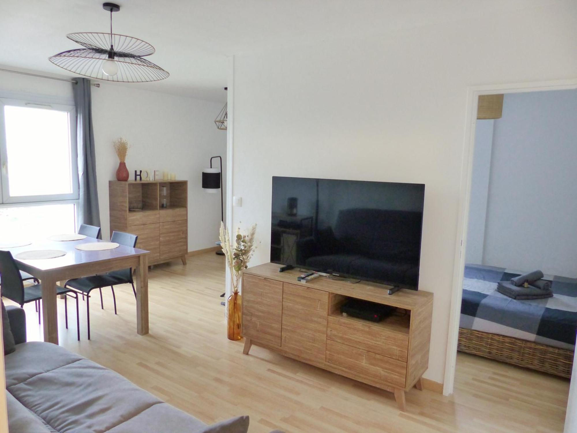 Vulcain 4, 14eme, Ile De Nantes, Vue Exceptionnelle Avec Parking Appartement